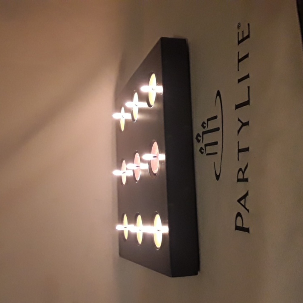Retired PartyLite reversible candle holder